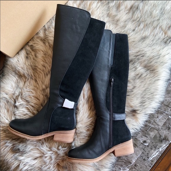 HP🤩Lucky Brand Tall Leather Timini Boots US 6 NWB - Picture 4 of 8